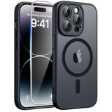 Black MagSafe Compatible Case for iPhone 14 Pro Max