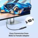 Ugreen Hdmi Coupler 2 Pack, 4K@60Hz Female To Female Adapter Hdmi 2.0 Extender For Hdmi Cables 3D Connector Compatible With Hdtv Roku Tv Stick Chromecast Nintendo Switch Xbox Ps5/4 Laptop Pc Projector