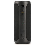 Wireless Waterproof Bluetooth Speaker - Portable Speaker Loud With Built-In Subwoofer And Tweeter, Extra Bass, Stereo Sound, Ip67, Colorful Lights For Party, Outdoor, Camping - Black