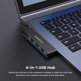 Usb Hub, 4 Port Usb Adapter(1 * 3.0 Hub, 3 * 2.0 Hub),Multi Usb Port Expander