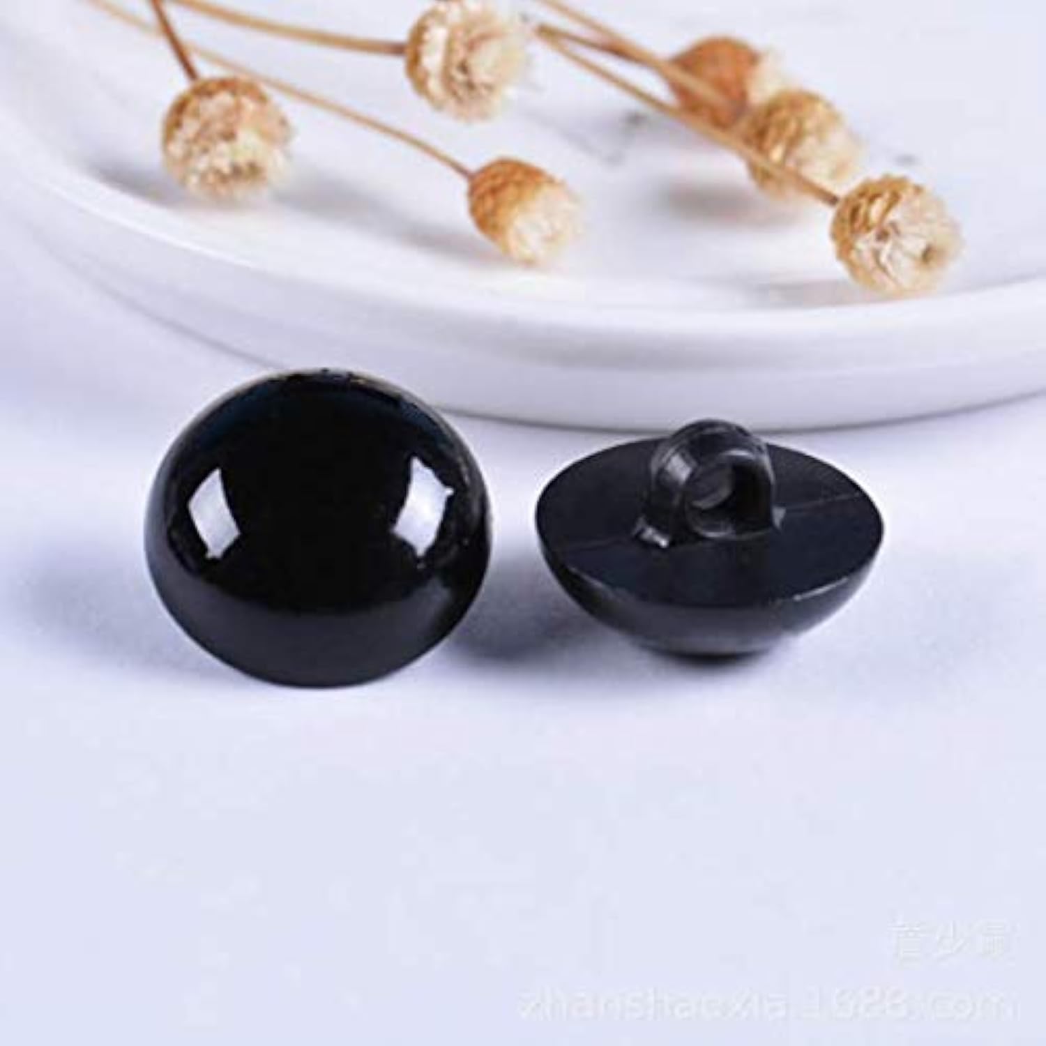 100Pcs 10Mm Diy Black Plastic Solid Safety Eyes Sewing Crafting Eyes B