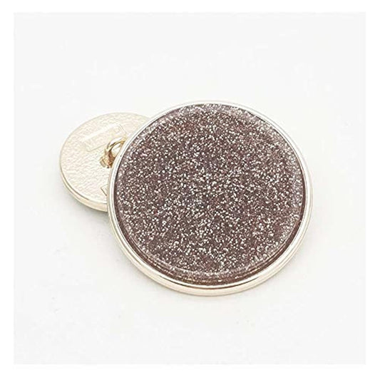 5 Pcs Metal Round Shank Button Many Sizes Special Sparkling Buttons Fo