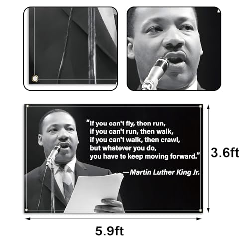 Martin Luther King Jr. Day Photo Booth Backdrop MLK Day Decorations I Have A Dream Banner School Classroom Bulletin Board Decor