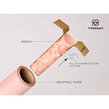 Pink Wrapping Paper Set 17" Pearly-Lustre With Silk Like Satin Ribbon & Gift Tags Recyclable Eco-Friendly Christmas Gift Wrapping Birthday Baby Shower Wedding Handmade Crafts 197"(16.4 Ft)