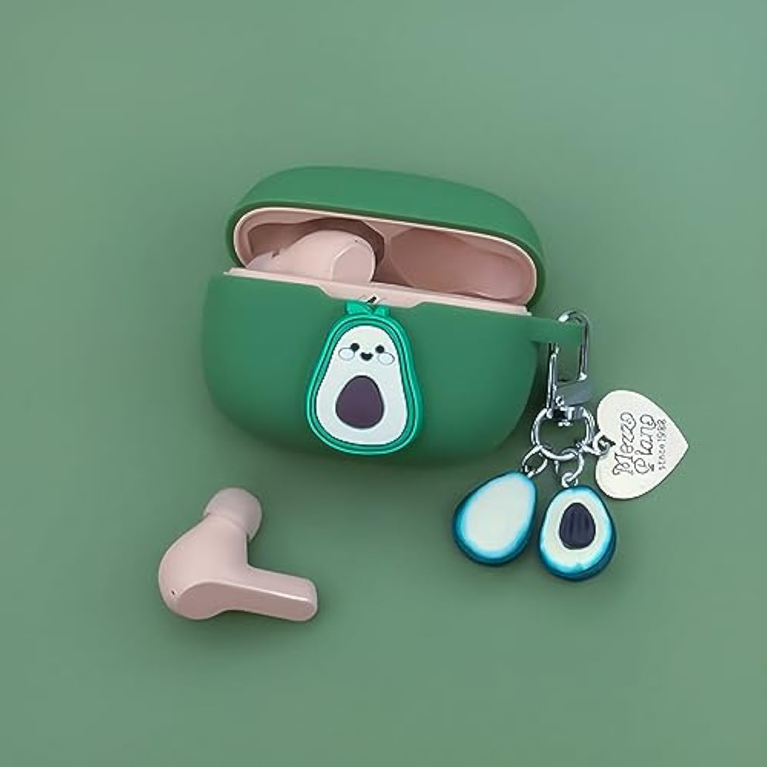 Case Compatible With Jbl Vibe Beam/Vibe 200Tws, Silicone Anime Astronaut Portable Shock Compatible With Jbl Vibe Beam Earbuds Case With Pendant For Man