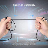 Replacement Audio Cable Compatible With Steelseries Arctis 3 Headset, Aux Cable For Steel Series Arctis3, Arctis 5, Arctis Pro Headset, 1.5 M Black Cord