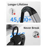 2Ft Usb C Cable Short, 3 Pack Braided Usb To Usb C Cable 2 Foot Usb Type C Cable Fast Charging Car Charger Android For Iphone 16 15 Pro Max, Samsung Galaxy S23 S22 Ultra Note 20, Moto Lg, Google Pixel