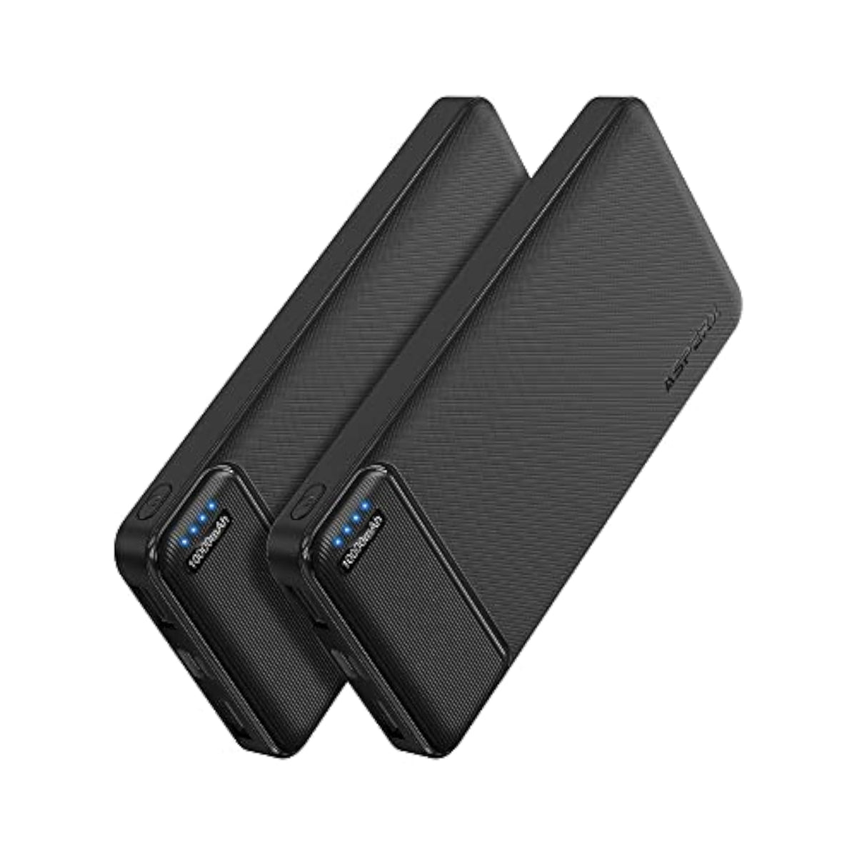 2-Pack 10000Mah Usb C Output Portable Charger Power Bank Fast Charging, Portable Phone Charger External Battery Pack For Iphone, Samsung, Google Lg And Heated Vest
