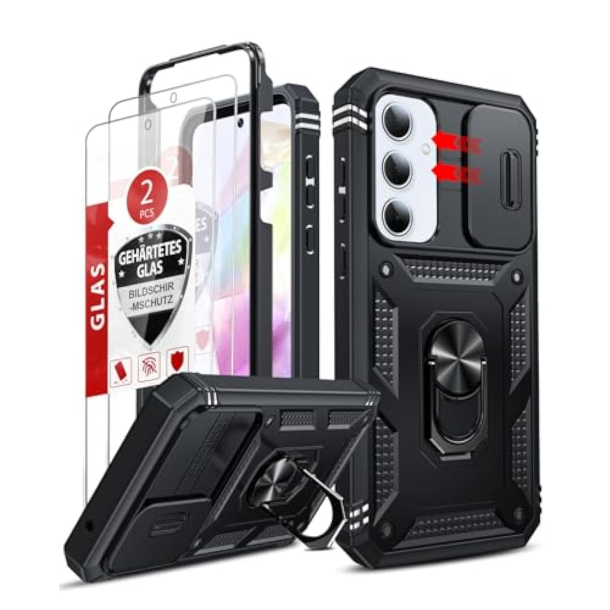 Galaxy A54-5G Phone Case Military-Grade Shockproof Black Protection