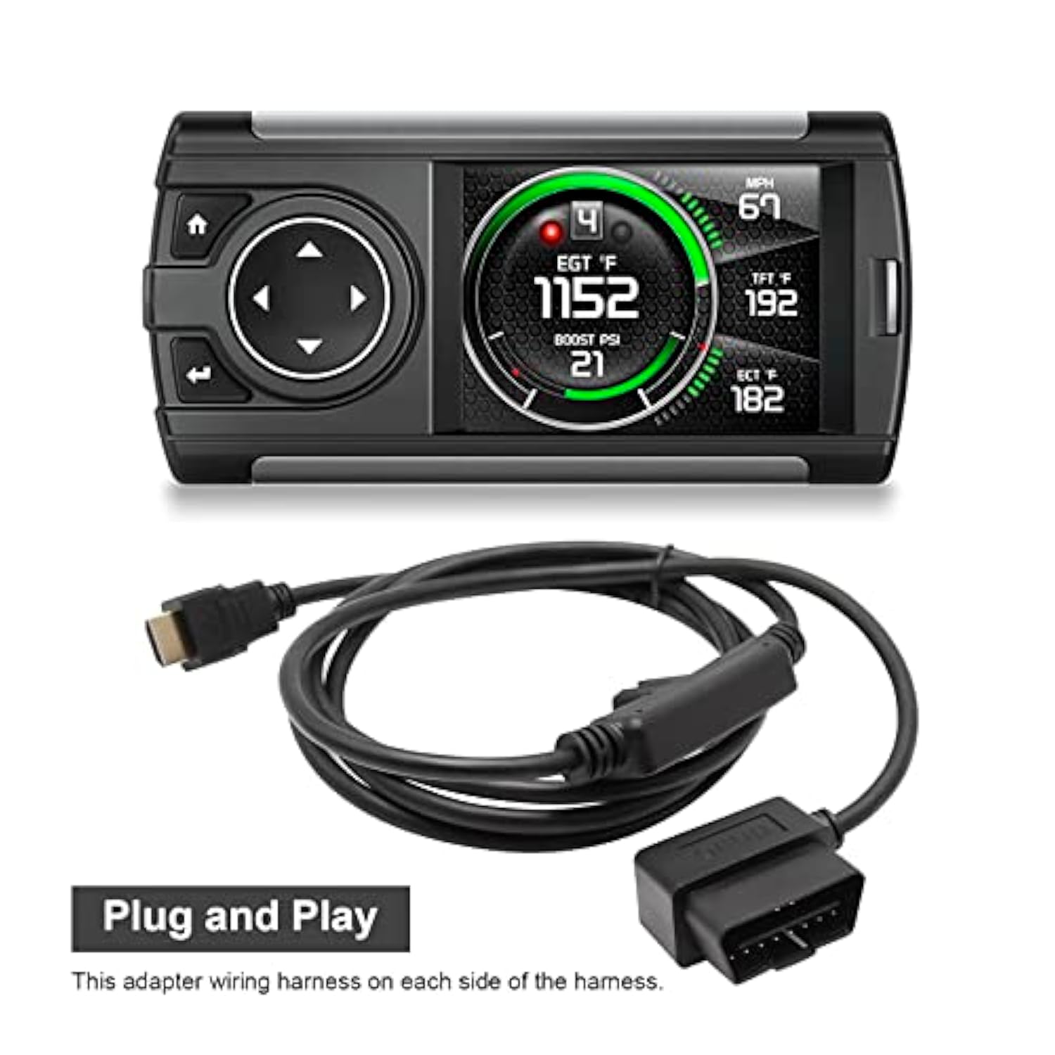 Obdii To Hdmi Monitor Cable Plug For Edge Cs2 Cts2 Cts3 Plug Monitor Replace H