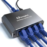 Ethernet Splitter, Ethernet Hub 4 Port Gigabit,Ethernet Splitter 1 To 4,Network Hub,Internet Switch 4 Port,Netgear Switch (4 Devices Working Simultaneously With Gigabit Network)