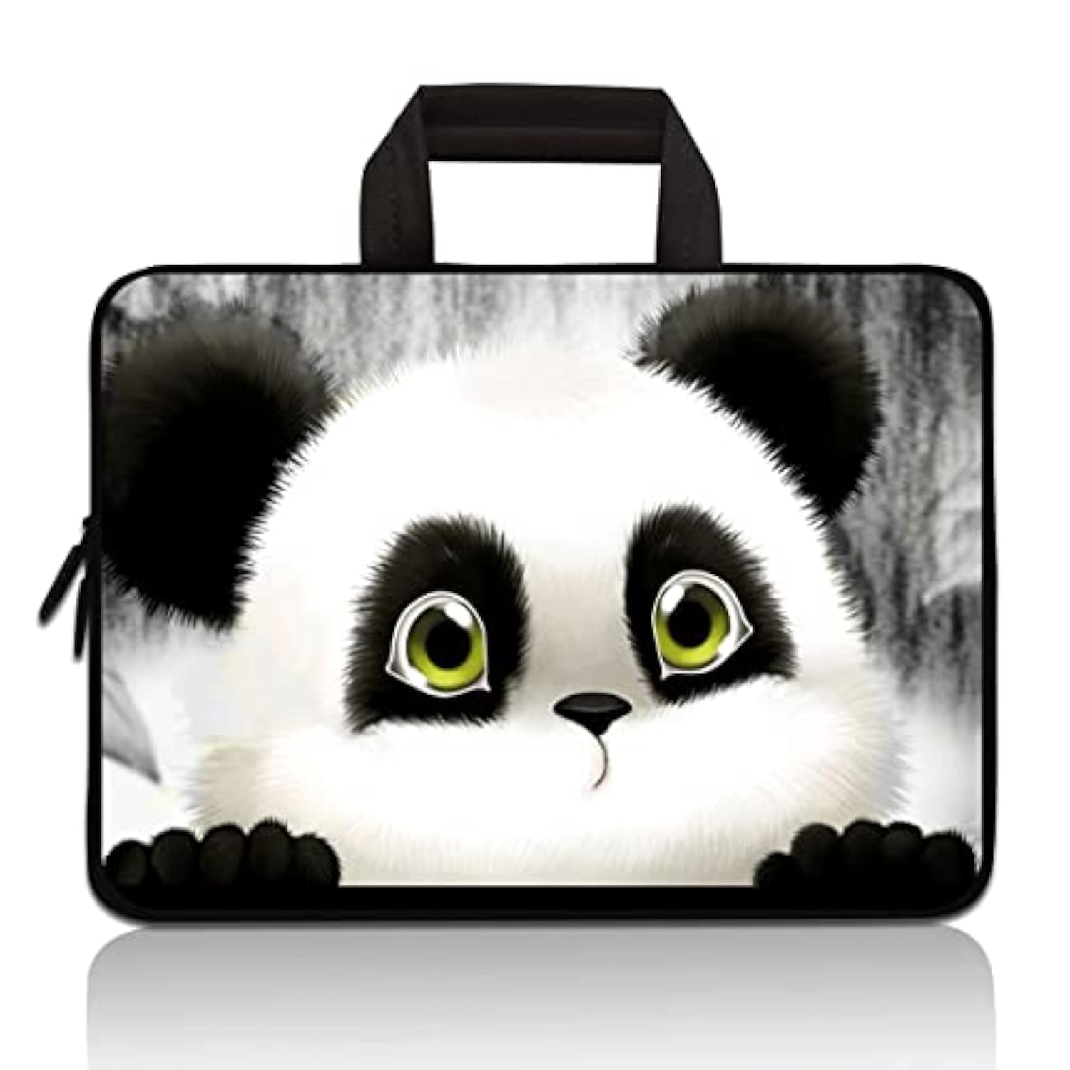 11 11.6 12 12.5 Inch Laptop Carrying Bag Chromebook Case Notebook For Apple Macbook Air Samsung Hp Dell Lenovo Asus (Cute Panda)