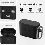 Sony WF-1000XM6 Silicone Case, Black Accessory for Sony WF-1000XM6 Wireless Earbuds