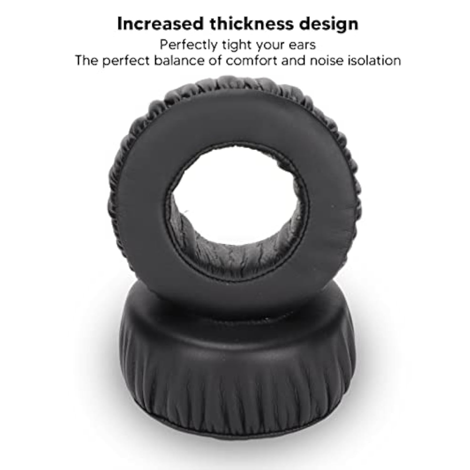 Replacement Earpads For Mdr?Xb500, Protein Leather Memory Foam Thickened On Ear Headphones Ear Pads, Noise Reduction Ear Cushion For Gaming Headset, For