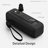 Silicone Case For Anker Laptop Power Bank (25,000Mah 165W) 1/4" Nut Hole,Sd/Sim Card Storage, Display Protection&Dustproof, Travel Protective Cover Compatible With Anker Power Bank 165W (Black)