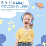 Kids Bluetooth Headphones, Kids Wireless Headphones Over Ear With 85Db/94Db Vo