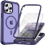 Magnetic for iPhone 14 Pro Max Case,[Screen Protector] [Compatible with MagSafe][Military Grade Drop Protection][Heavy Duty Protection]2-Layer