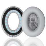 Replacement Ear Pads, Compatible With Bose Quietcomfort (Qc) 35 35Ii 25 15 2 Headphones. New Soft Protein Leather, High-Density Memory Foam, 1 Pair Of Replacement Ear Pads (Grey)