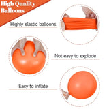 Halloween Balloon Set: Black, Orange, Confetti - 68 Piece Party Decor