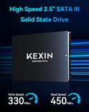 Ssd 128Gb Sata Iii Internal Solid State Drive 2.5-Inch Internal Ssd 128G Up To 450Mb/S Sata 3.0 Internal Drive 3D Nand Flash Internal Ssd For Laptop Pc Storage And Upgrade