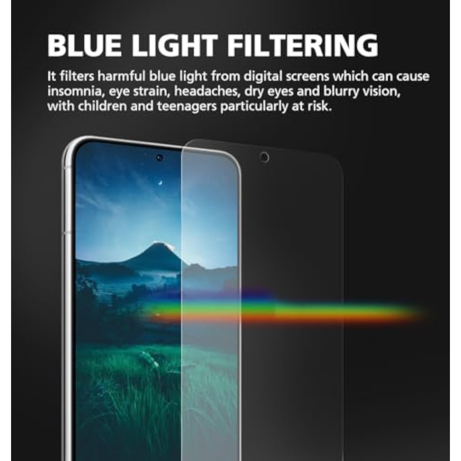 [3+3] Blue Light Blocking Matte Screen Protector For Samsung Galaxy Z Fold 7, 3 Pack Inside + 3 Pack Front, Epu+Tpu Hybrid Film, Anti Glare, Anti Fingerprint, Self-Healing, Easy Installation With Alignment Jig
