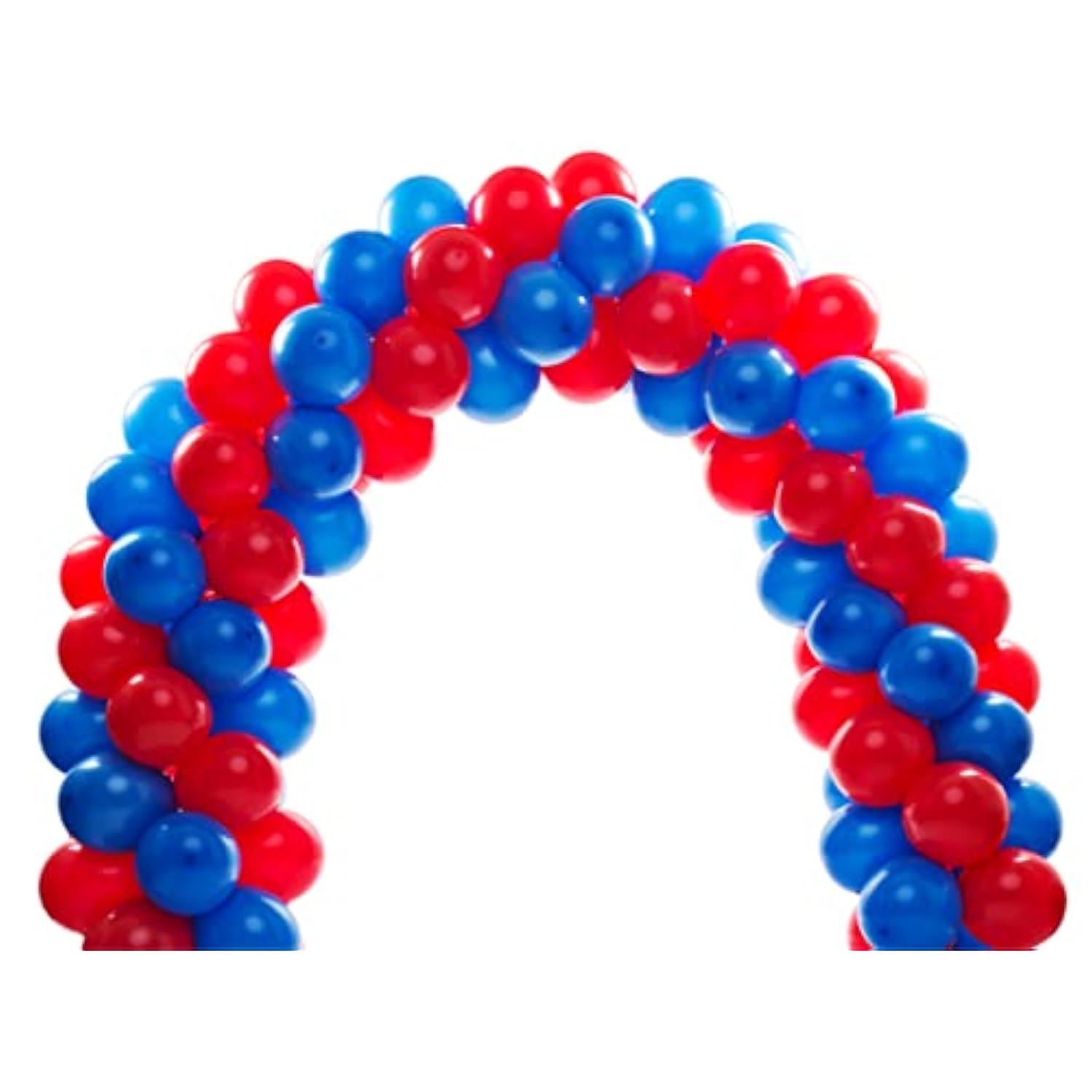 200pcs Red & Blue Balloons for Birthday, Wedding, Baby Shower and Party Decoration