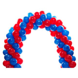 200pcs Red & Blue Balloons for Birthday, Wedding, Baby Shower and Party Decoration