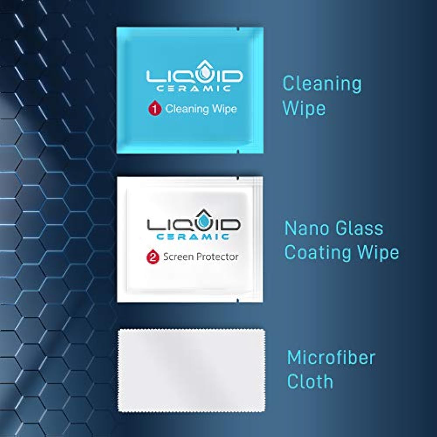 Glass Screen Protector With $400 Coverage | Scratch And Shatter Resistant Wipe On Nano Protection For All Phones Tablets And Smart Watches - Universal Fit