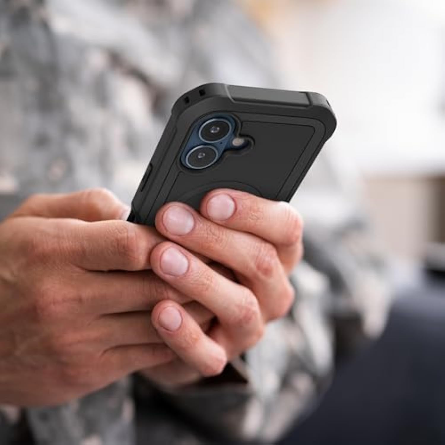 For Iphone 17 Case With Built-In Screen Protector, Compatible With Magsafe - Military Grade Protection With 360 Rugged Full-Body Coverage (Black)