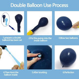 Blue And Yellow Balloons Navy Royal Blue Balloon Garland Arch Kit For Happy Birthday Summer Baby Shower Bridal Shower Lemon School Banana Party Decorations