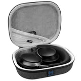 Geekria Shield Headphones Case Compatible with Bose QC Ultra/45 II/35 II Gaming Headset, Replacement Hard Shell Travel Carrying Bag with Cable Storage (Dark Grey)