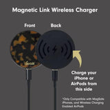 Sonix Charger for MagSafe iPhone 15, 14, 13, 12 Series | Fast Wireless Charger x 6.5ft Cable (USB-C) | Brown Tort