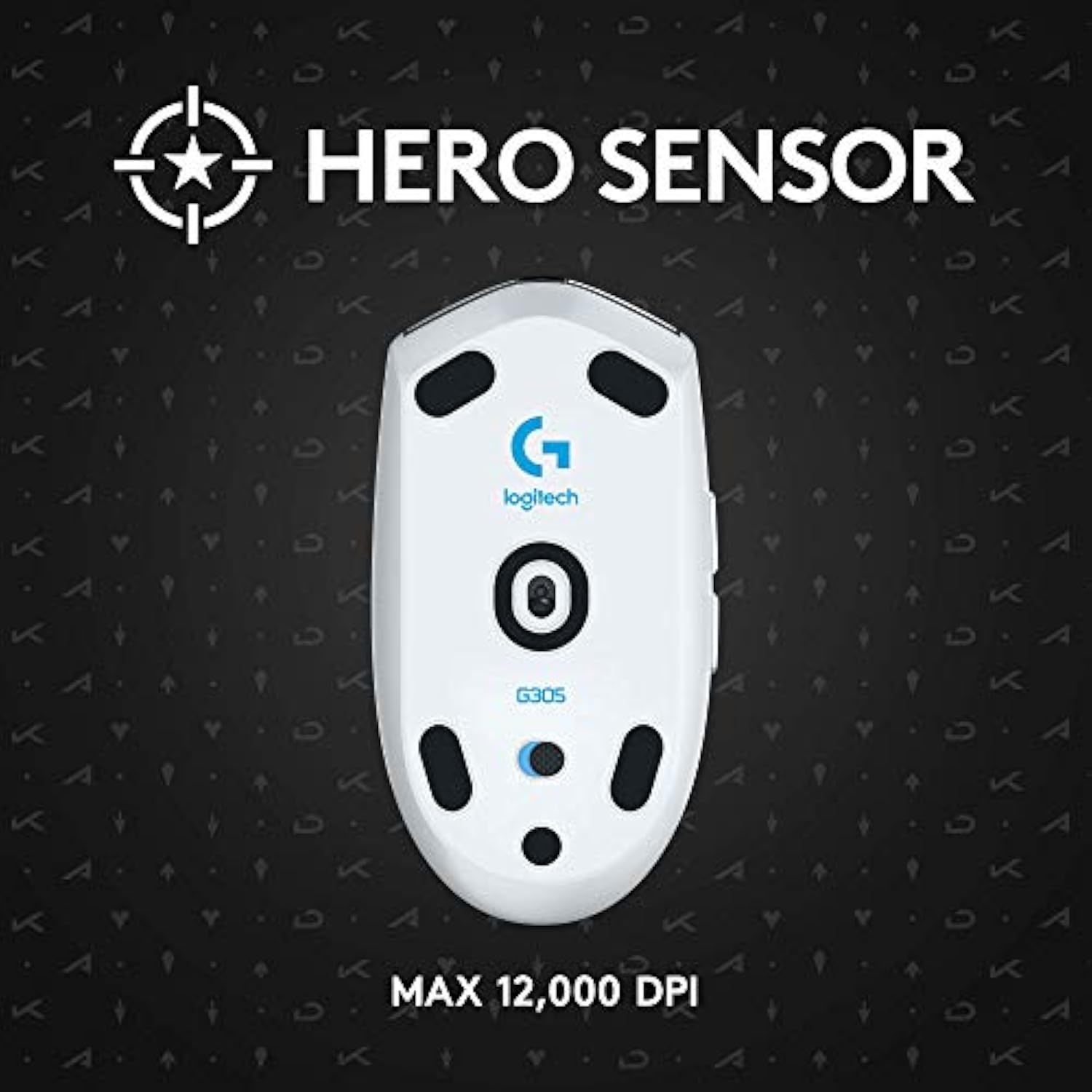 Logitech G305 K/Da Lightspeed Wireless Gaming Mouse - Official League Of Legends Kda Gaming Gear - Hero 12,000 Dpi, 6 Programmable Buttons, 250H Battery Life, Compatible With Pc And Mac (Renewed)