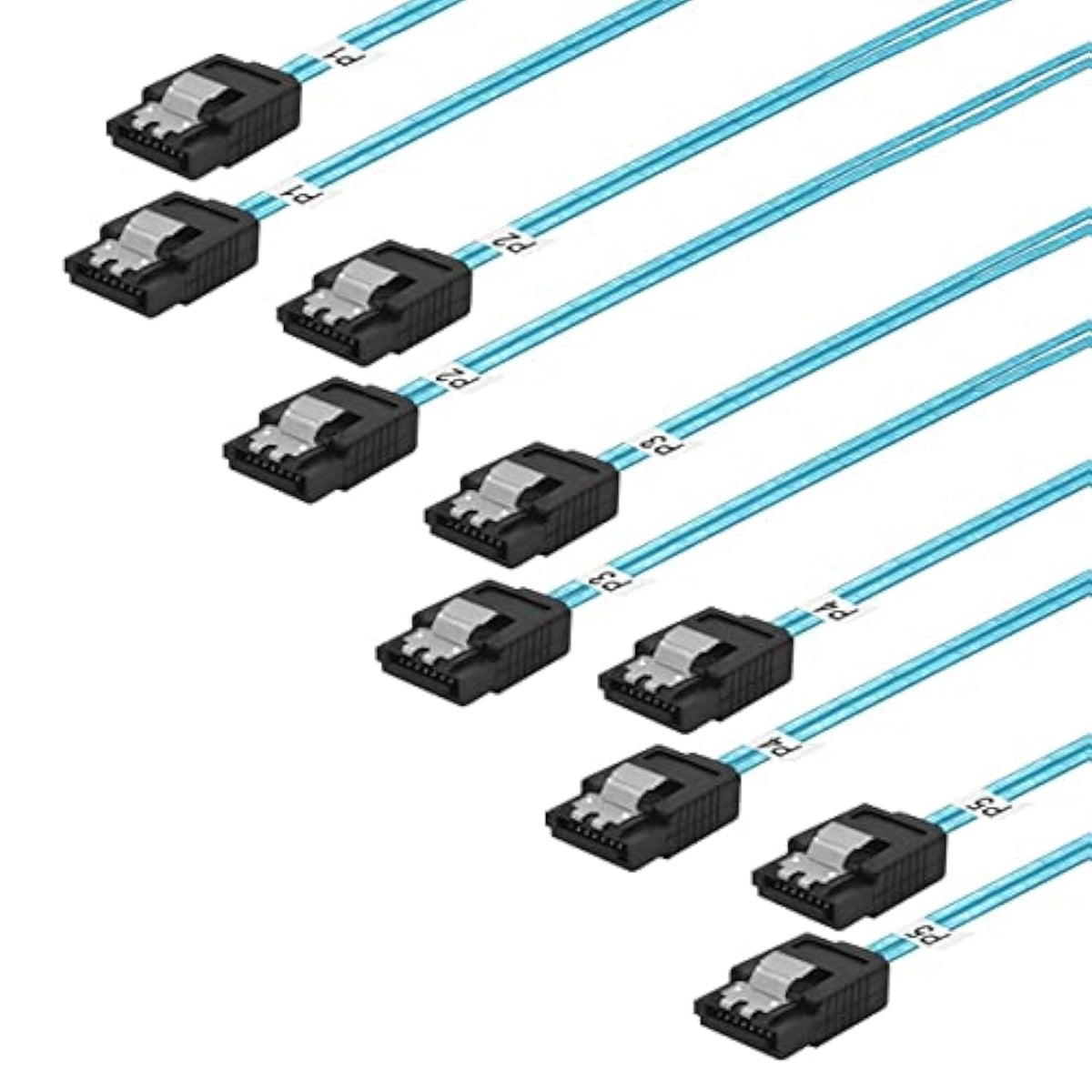 Sata-Iii Cable:0.5M,5 Pack Sata 6Gbps Cables Thin Sata Cable,Straight Sata Ssd