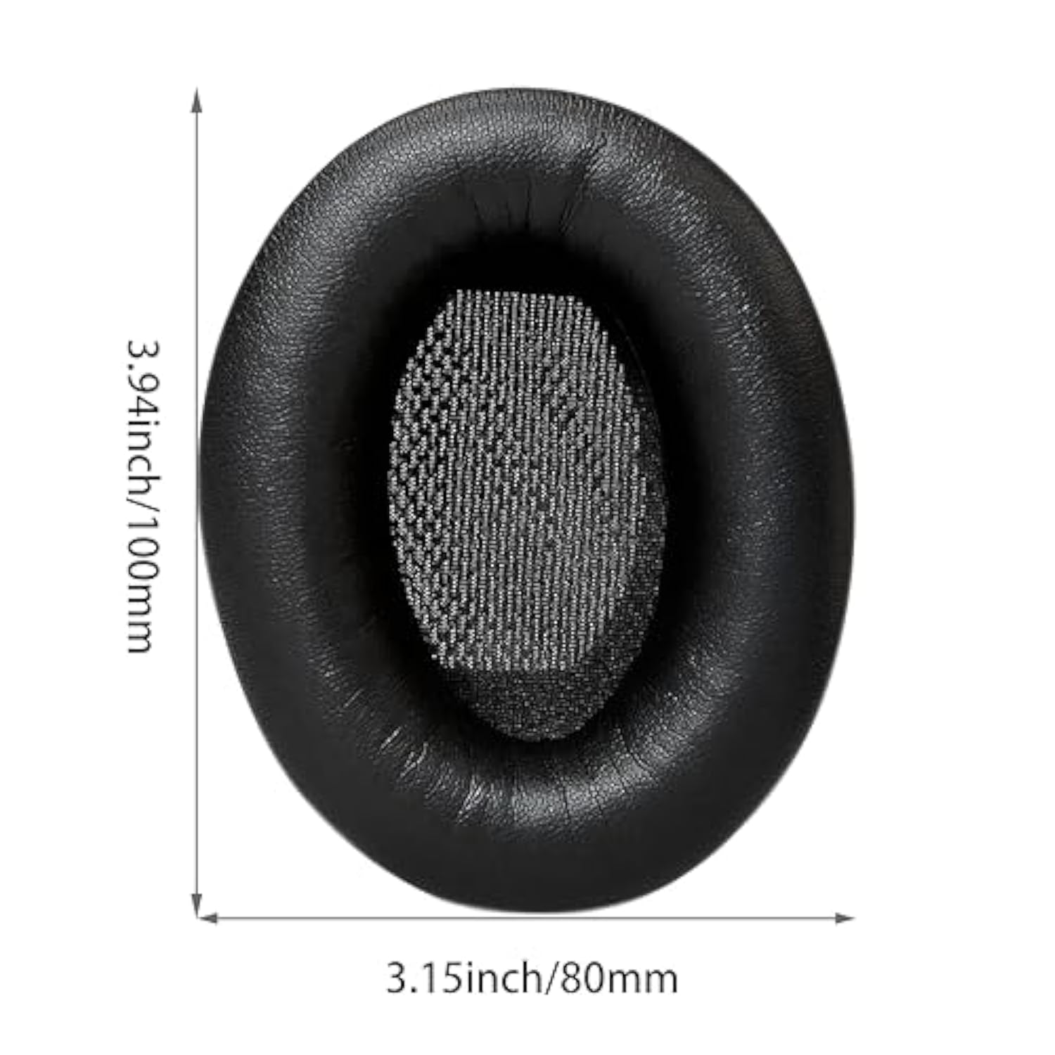 Replacement Ear Pads Compatible With Bose Quietcomfort 15/Qc25/Qc2/Qc35/Ae2/Ae2I/Ae2W/Soundlink Headphones, Earpads Cushions With Soft Protein Leather And Memory Foam (Black)