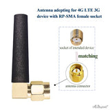 2-Pack Mini Gsm 3G 4G Lte Right Angle Sma Male Antenna, Compatible With Router Hunting Game Camera Network Card Ip Camera Video Security Camera Cellular Camera Vehicle Iot 4G Antenna