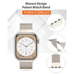 Patented Milanese Loop Compatible With Apple Watch Band 46Mm 38Mm 40Mm 41Mm 42Mm 44Mm 45Mm 49Mm For Women Men, Magnetic Bands Compatible With Iwatch Series 10 9 8 7 6 5 4 3 Se Ultra 2 1