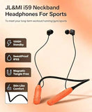 Neckband Bluetooth Headphones, 1000H Extra Battery Life Magnetic Earbuds Noise Cancelling, 80H Playtime Running Headphones Around Neck with Mic,