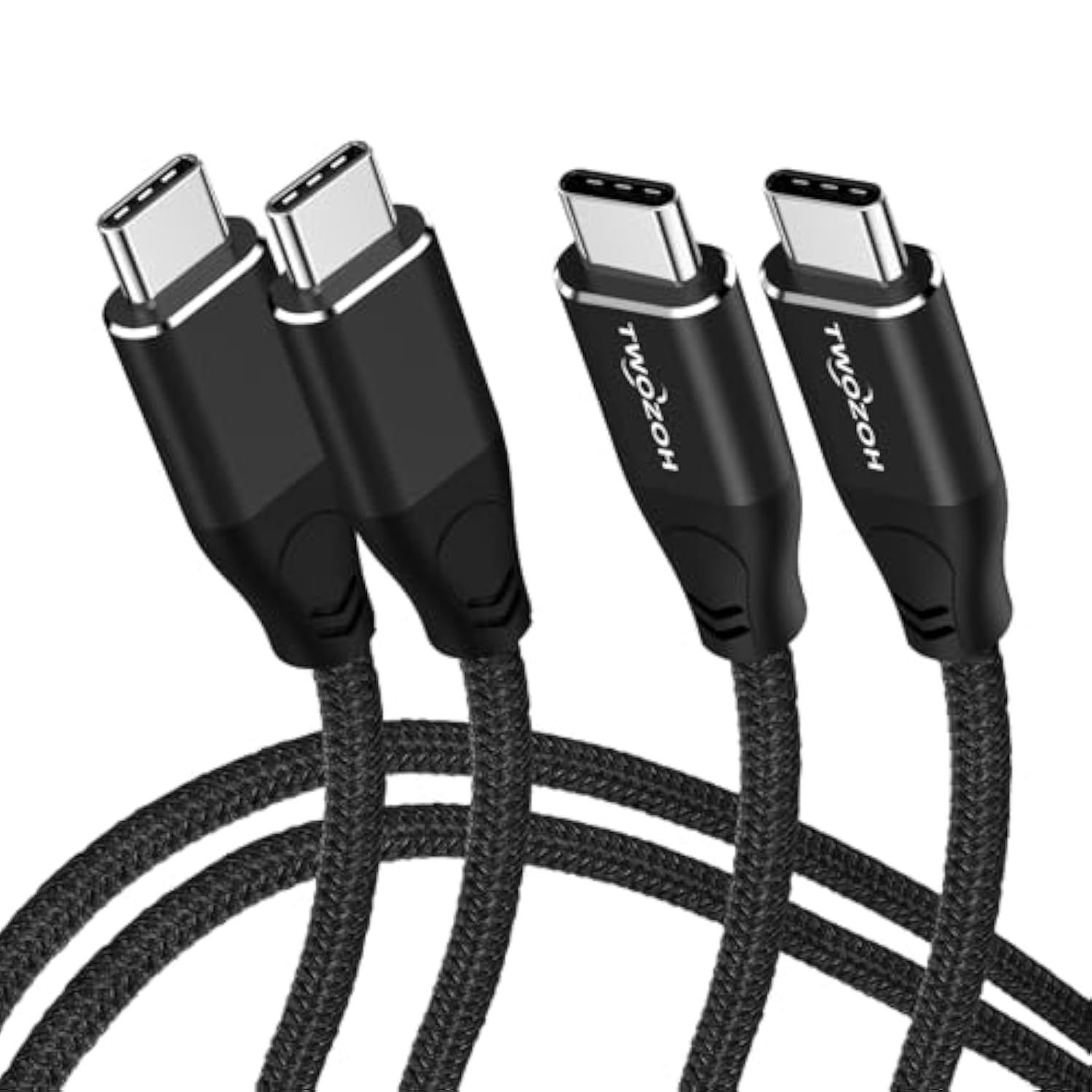 4K Usb C Cable 100W 10Ft 2 Pack (All-In-One), Usb 3.2 Gen 2 X 2 20Gbps Data Tr