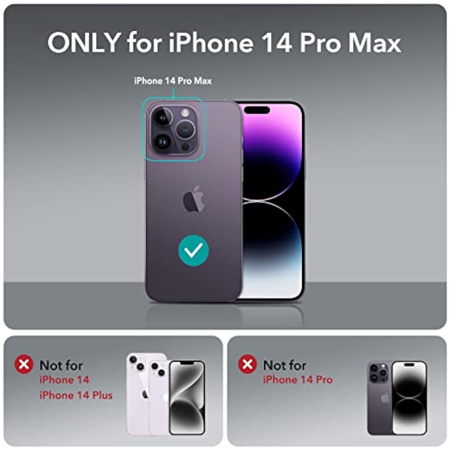 Esr For Case, -Grade Drop Protection, Clear Case With Shock-Absorbing Air-Guard Corners, Scratch & Yellowing Resistant, Hard Acrylic Back, Clear