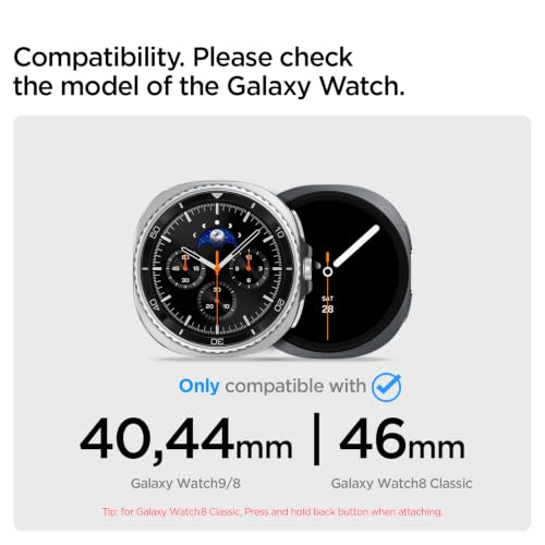 Spigen Athlex Air Designed for  Galaxy Watch 8 44/40mm, 8 Classic 46mm Band Adjustable Solo Loop Strap (2025) - Active Black