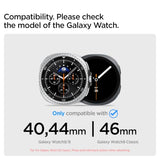 Spigen Athlex Air Designed for  Galaxy Watch 8 44/40mm, 8 Classic 46mm Band Adjustable Solo Loop Strap (2025) - Active Black