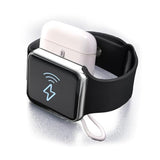 Portable Keychain Magnetic Charger For Apple Watch, 2580Mah Power Bank, 3-In-1 Fast Charging With Lightning, Usb-C, And Magnetic Charger For Iphone, Android, Earbuds, Iwatch, And More