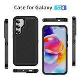 Samsung Galaxy S24/S25 Shockproof Case, Military-Grade Protection, Dual Guard Black