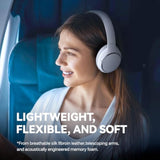 H2 Wireless Headphones,Over Ear Bluetooth Headphones,50H Playtime,Wireless Headset With Mic,Foldable Lightweight Bluetooth Headset With Deep Bass,Hifi Stereo Sound For Travel Work Smartphone