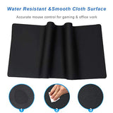 Xxl Professional Large Mouse Pad & Computer Game Mouse Mat (35.4X15.7X0.12In, 90X40 Black)
