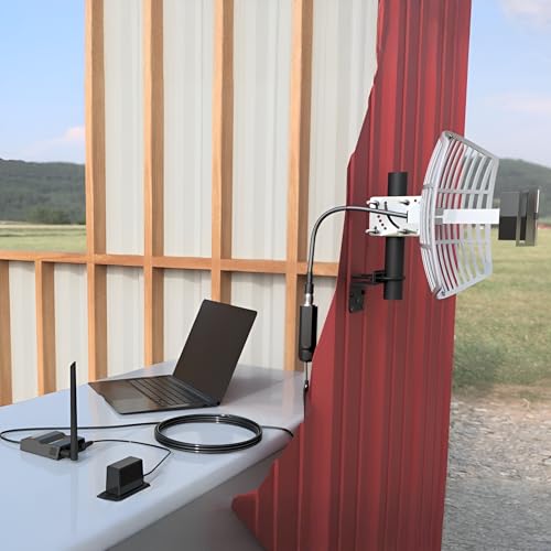 C. Crane Cc Vector Extended Long Range Wifi Receiver System - Works With All Devices - Receives Distant Wifi And Repeats To All Wifi Devices In A New Location 2.4Ghz