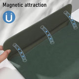 13 Inch Laptop Sleeve Case For Macbook Air 13 2018-2025 (A2681/A3113/A3240/A2337)/Macbook Pro 13 2016-2022 (A2289/A2251/M1/M2 A2338), Pu Leather Envelope Laptop Case, Dark Green