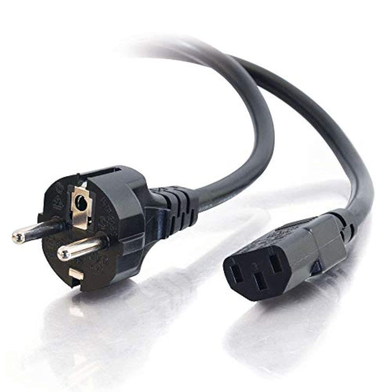 /Cables To Go 03138 14 Awg European Power Cord, Black (2.5 Meters/8.20 Feet)