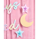 No Boys Allowed Banner - Iridescent Foil | 6.5 Ft. | Birthday Slumber Party Decorations, Galentine'S Sign, Sleepover Background, Girls Supplies
